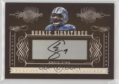 2006 Playoff National Treasures - [Base] #185 - Rookie Signatures - Ernie Sims /200