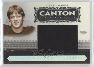 2006 Playoff National Treasures - Canton Classics - Jumbo Materials #CC-DC - Dave Casper /25