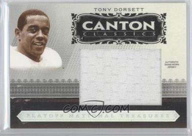 2006 Playoff National Treasures - Canton Classics - Jumbo Materials #CC-TD - Tony Dorsett /25