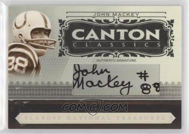 2006 Playoff National Treasures - Canton Classics - Signatures #CC-JM.2 - John Mackey /99