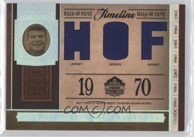 2006 Playoff National Treasures - Timeline - HOF Materials #TL-HM - Hugh McElhenny /25