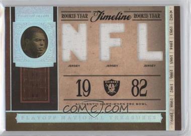 2006 Playoff National Treasures - Timeline - NFL Materials #TL-MA - Marcus Allen /99