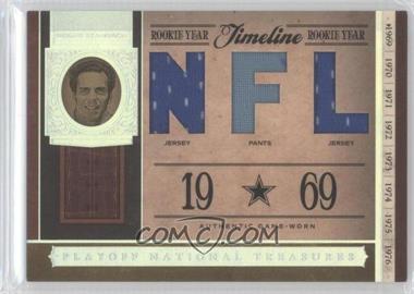 2006 Playoff National Treasures - Timeline - NFL Materials #TL-RS - Roger Staubach /99