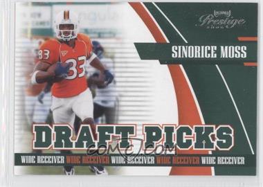 2006 Playoff Prestige - Draft Picks #DP-16 - Sinorice Moss