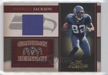 2006 Playoff Prestige - Gridiron Heritage - Materials #GH 8 - Darrell Jackson