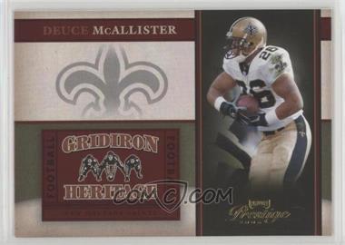 2006 Playoff Prestige - Gridiron Heritage #GH 14 - Deuce McAllister