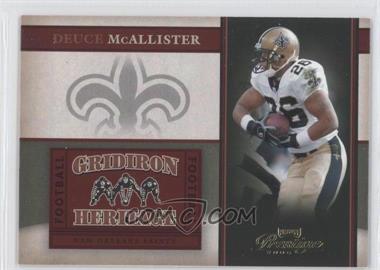 2006 Playoff Prestige - Gridiron Heritage #GH 14 - Deuce McAllister