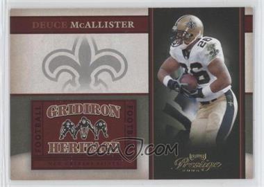 2006 Playoff Prestige - Gridiron Heritage #GH 14 - Deuce McAllister