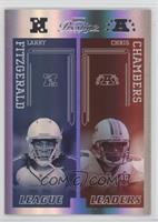 Larry Fitzgerald, Chris Chambers [EX to NM] #/25