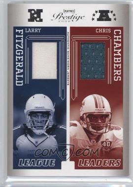 2006 Playoff Prestige - League Leaders - Materials #LL-11 - Larry Fitzgerald, Chris Chambers /250