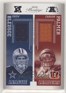 2006 Playoff Prestige - League Leaders - Materials #LL-22 - Drew Bledsoe, Carson Palmer, Matt Hasselbeck, Kerry Collins /250 [EX to NM]