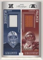 Drew Bledsoe, Carson Palmer #/250