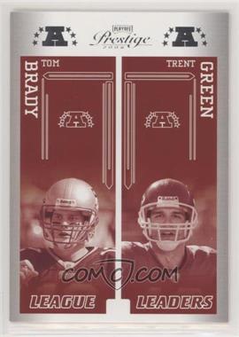 2006 Playoff Prestige - League Leaders #LL-2 - Tom Brady, Trent Green [Noted]