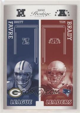 2006 Playoff Prestige - League Leaders #LL-21 - Brett Favre, Tom Brady, Eli Manning, Trent Green