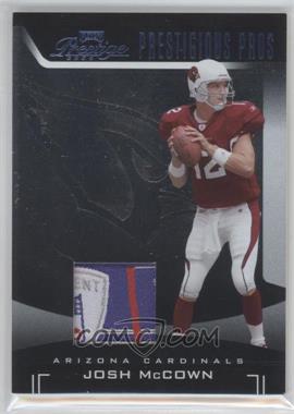 2006 Playoff Prestige - Prestigious Pros - Black Materials #PP-23 - Josh McCown /2