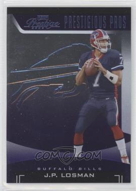 2006 Playoff Prestige - Prestigious Pros - Purple #PP-17 - J.P. Losman /100