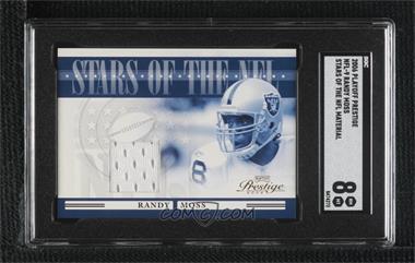 2006 Playoff Prestige - Stars of the NFL - Materials #NFL-9 - Randy Moss [SGC 8 NM/Mt]