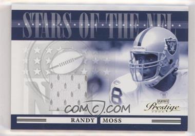 2006 Playoff Prestige - Stars of the NFL - Materials #NFL-9 - Randy Moss