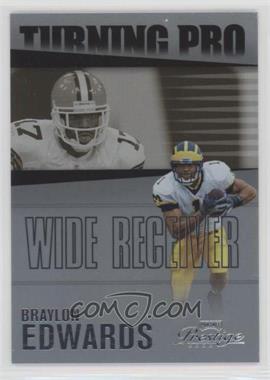 2006 Playoff Prestige - Turning Pro - Foil #TP-10 - Braylon Edwards /100