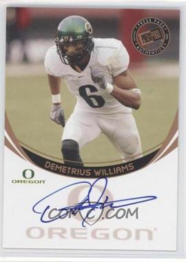 2006 Press Pass - Autographs - Bronze #_DEWI.2 - Demetrius Williams