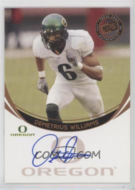 2006 Press Pass - Autographs - Bronze #_DEWI.2 - Demetrius Williams