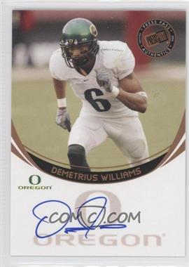 2006 Press Pass - Autographs - Bronze #_DEWI.2 - Demetrius Williams