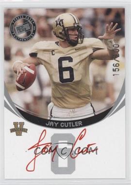 2006 Press Pass - Autographs - Silver Red Ink #_JACU - Jay Cutler /200