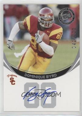 2006 Press Pass - Autographs - Silver #_DOBY - Dominique Byrd /200
