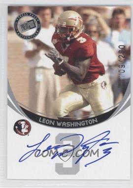 2006 Press Pass - Autographs - Silver #_LEWA - Leon Washington /200