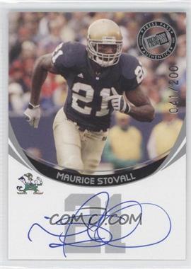 2006 Press Pass - Autographs - Silver #_MAST - Maurice Stovall /200