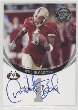 2006 Press Pass - Autographs - Silver #_WIBL - Will Blackmon /200