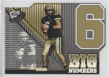 2006 Press Pass - Big Numbers #BN 28 - Jay Cutler