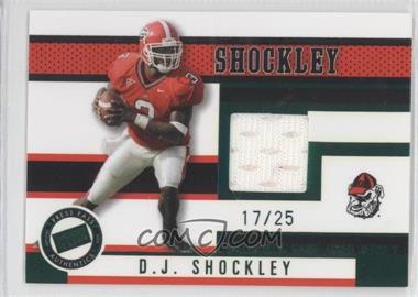 2006 Press Pass - Game-Used Jersey - Green #JC/DS - D.J. Shockley /25