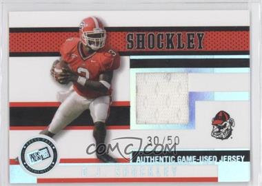 2006 Press Pass - Game-Used Jersey - Holofoil #JC/DS - D.J. Shockley /50