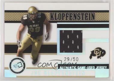 2006 Press Pass - Game-Used Jersey - Holofoil #JC/JK - Joe Klopfenstein /50 [EX to NM]