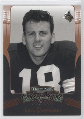 2006 Press Pass Legends - [Base] - Bronze #B82 - Len Dawson /999