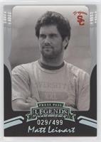 Matt Leinart (Black & White) [EX to NM] #/499