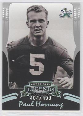 2006 Press Pass Legends - [Base] - Silver #S69 - Paul Hornung /499