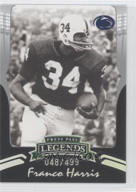 2006 Press Pass Legends - [Base] - Silver #S80 - Franco Harris /499