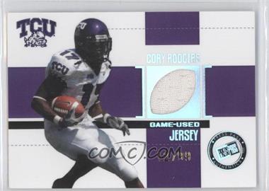 2006 Press Pass SE - Game-Used - Holofoil #JC/CR - Cory Rodgers /99