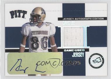 2006 Press Pass SE - Game Used Jerseys Autographs #JC/GL - Greg Lee /25