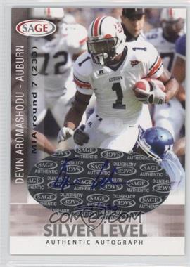 2006 SAGE - Autographs - Silver Level #A2 - Devin Aromashodu /320