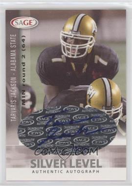 2006 SAGE - Autographs - Silver Level #A27 - Tarvaris Jackson /400