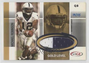 2006 SAGE - Jersey - Gold #J14 - Michael Robinson /25