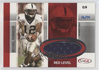 2006 SAGE - Jersey - Red #J14 - Michael Robinson /99