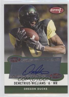 2006 SAGE Aspire - Autographs #18A - Demetrius Williams