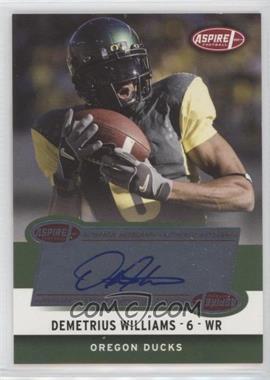 2006 SAGE Aspire - Autographs #18A - Demetrius Williams