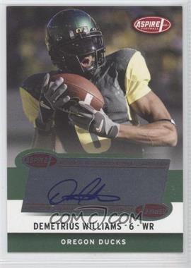 2006 SAGE Aspire - Autographs #18A - Demetrius Williams