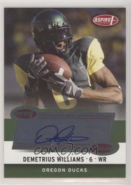 2006 SAGE Aspire - Autographs #18A - Demetrius Williams