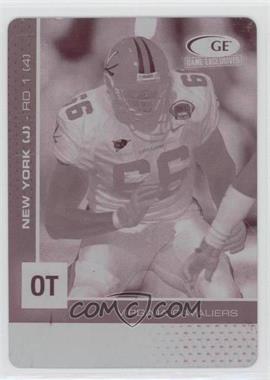 2006 SAGE Game Exclusives - [Base] - Printing Plate Magenta #10 - D'Brickashaw Ferguson /1